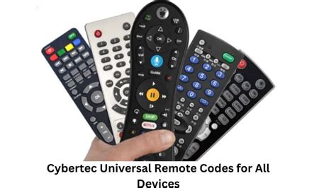 cybertec universal remote codes|Cybertec Universal Remote Codes & How to Program (2024).